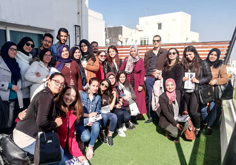 Visite des étudiants de l'ISG Bizerte