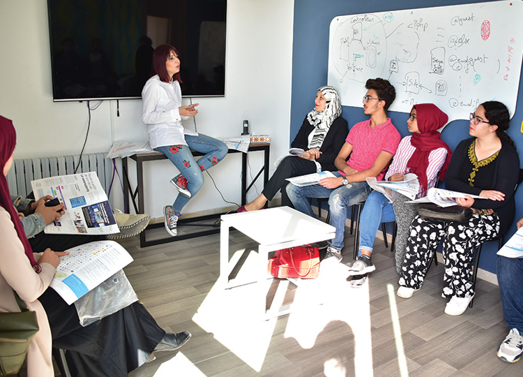 Visite du 2ième groupe des étudiants de Supcom