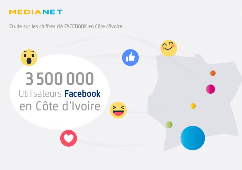 Chiffres clés sur Facebook pour la Côte d'Ivoire pour 2017