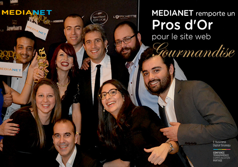 MEDIANET récompensée au Pros d’Or 2017