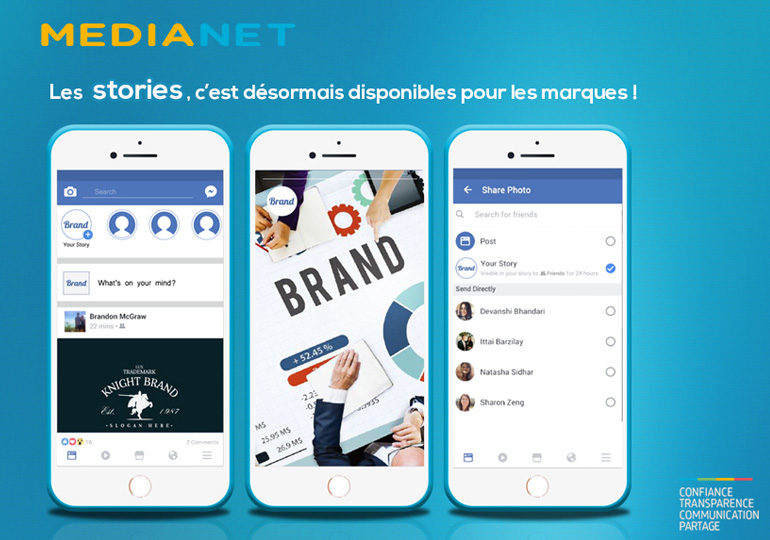 Les stories, c’est désormais pour les marques !