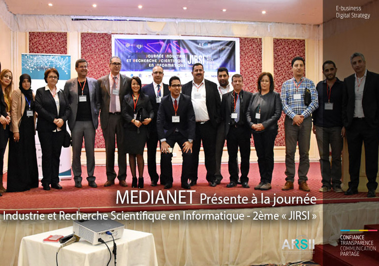MEDIANET participe à la Journée Industrie et Recherche Scientifique en Informatique – 2éme « JIRSI »