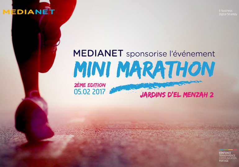 MEDIANET sponsorise l'événement ''Le Mini Marathon''