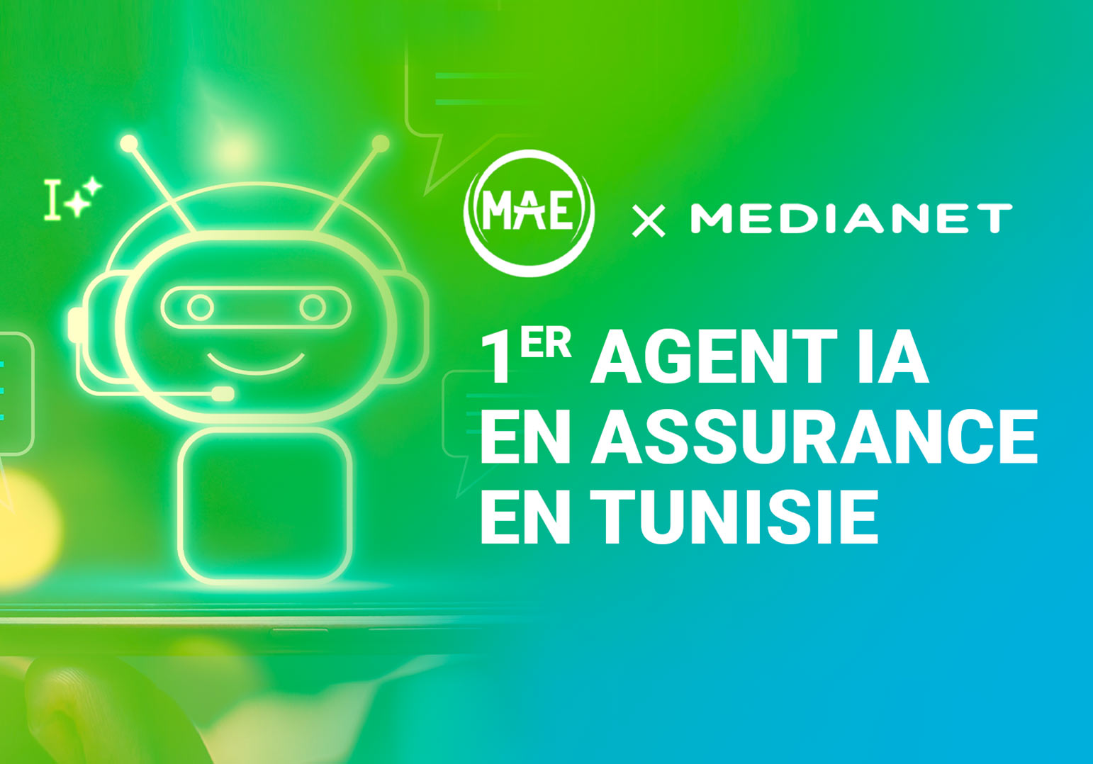 MEDIANET et la MAE lancent le premier agent IA dans le secteur des assurances en Tunisie
