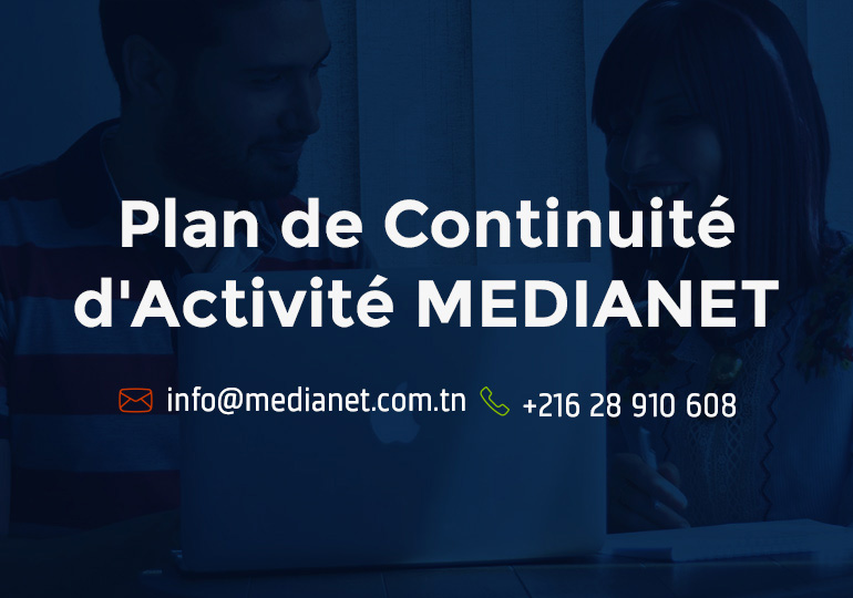 Plan de Continuité d'Activité MEDIANET