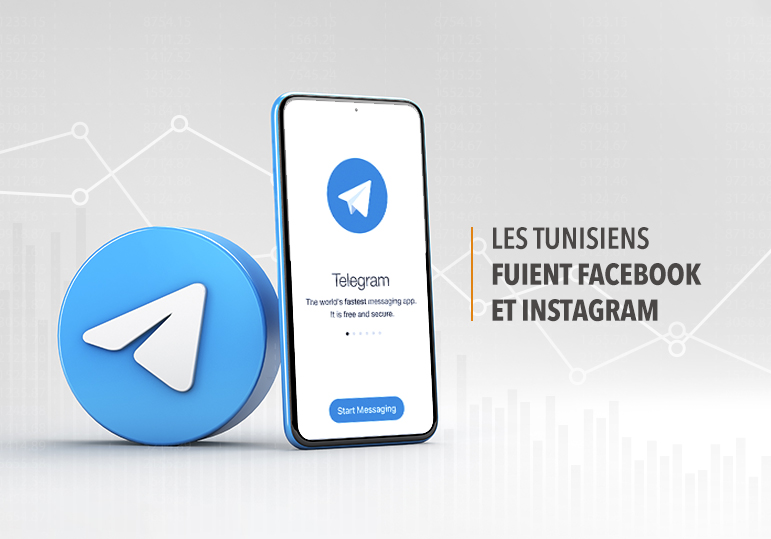 Hausse de téléchargement de l’appli TELEGRAM durant les 10 derniers jours, les tunisiens fuient les réseaux sociaux META